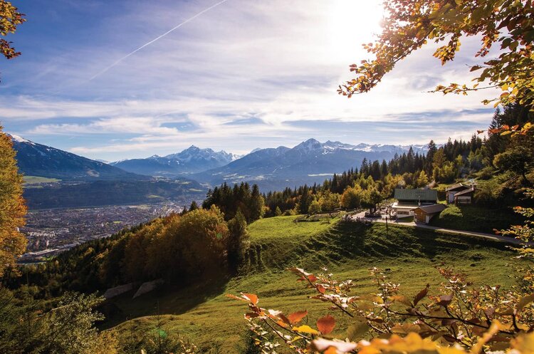 Blick auf die Arzleralm.