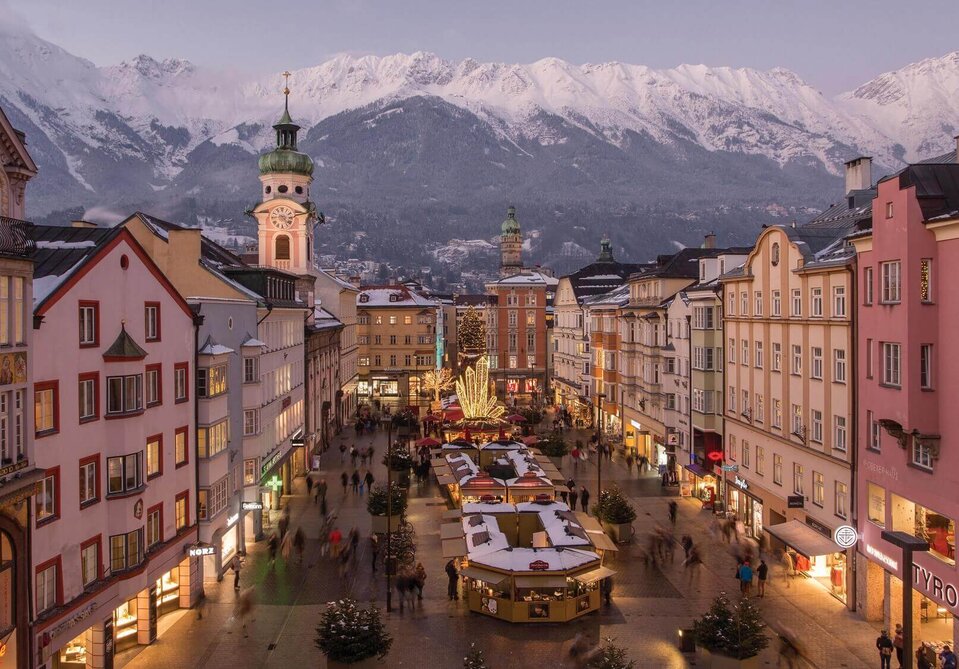 Blick auf die Maria Theresien Straße