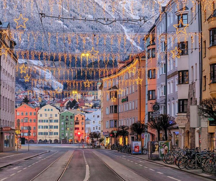 Weihnachtsbeleuchtung am Marktgraben