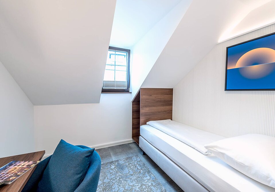 Blick in ein Einzelzimmer