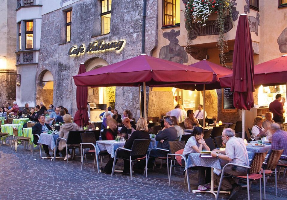 Café in der Altstadt.