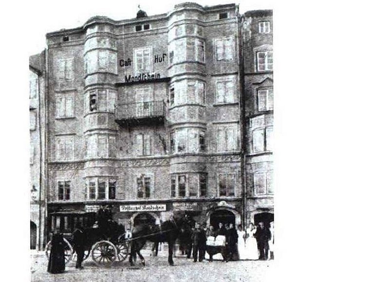Altes Bild des Hotels Mondschein