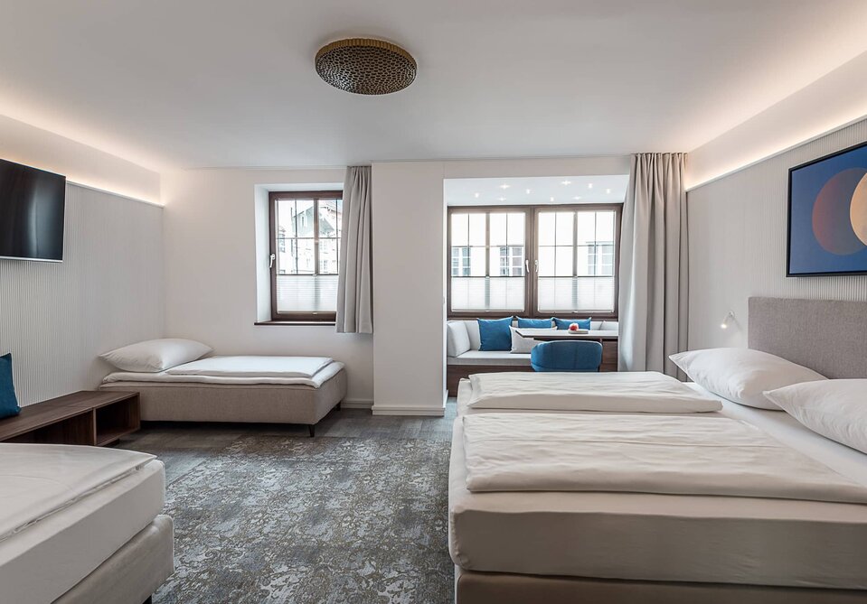 Blick in ein Hotelzimmer