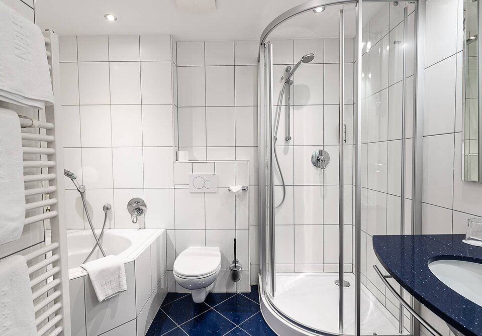 Blick in ein Badezimmer