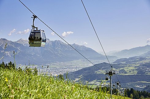 Blick auf eine Gondel